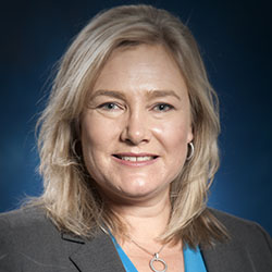 close up professional portrait of woman with blonde hair